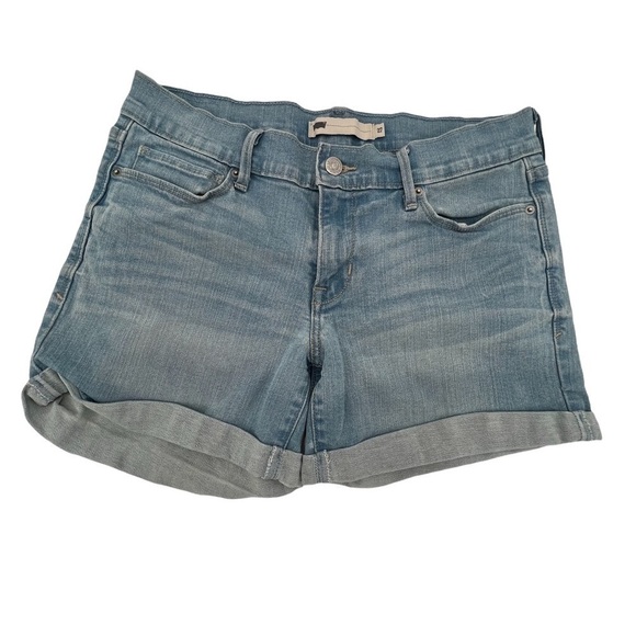 Levi's Cuffed Hem Denim Jean Shorts Size 27 Women’s - Picture 1 of 8